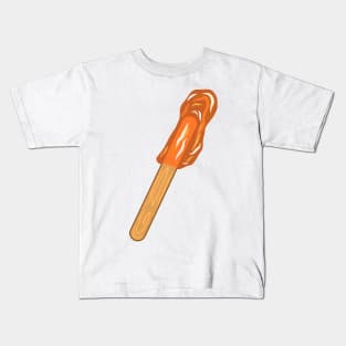 Maple Syrup Snow Candy Kids T-Shirt
